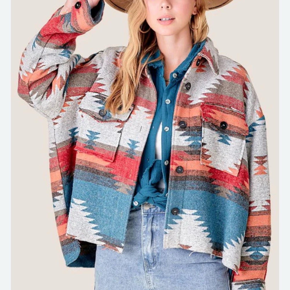 Western Button-Up Jacket - Picture 2 of 2